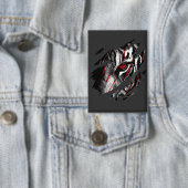 Anime-Tigeraugen durch Kratzer Button (Insitu)