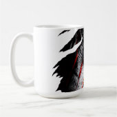 Anime-Tigeraugen durch Kratzer Kaffeetasse (Links)
