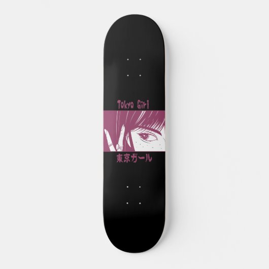 Anime Tokyo Girl Skateboard (Vorderseite)
