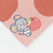 Anime Tom, Jerry und Tuffy Apple Pattern Fleecedecke (Ecke)