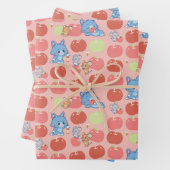 Anime Tom, Jerry und Tuffy Apple Pattern Geschenkpapier Set (Beispiel)