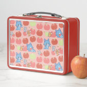 Anime Tom, Jerry und Tuffy Apple Pattern Metall Brotdose (Beispiel)