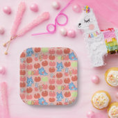 Anime Tom, Jerry und Tuffy Apple Pattern Pappteller (Party)