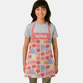 Anime Tom, Jerry und Tuffy Apple Pattern Schürze (Insitu)