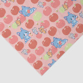 Anime Tom, Jerry und Tuffy Apple Pattern Seidenpapier (Ausschnitt)