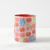 Anime Tom, Jerry und Tuffy Apple Pattern Tasse (Zentrum)