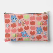 Anime Tom, Jerry und Tuffy Apple Pattern Zubehörtasche (Rückseite)