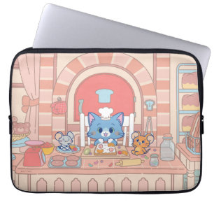 Anime Tom, Jerry und Tuffy Bakery Laptopschutzhülle