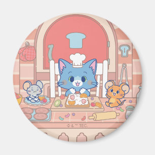 Anime Tom, Jerry und Tuffy Bakery Magnet
