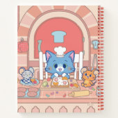 Anime Tom, Jerry und Tuffy Bakery Notizblock (Rückseite)