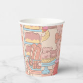 Anime Tom, Jerry und Tuffy Bakery Pappbecher (Rechts)