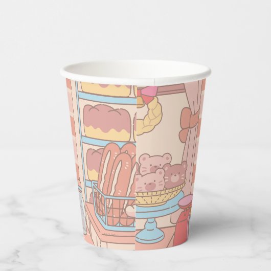 Anime Tom, Jerry und Tuffy Bakery Pappbecher (Rechts)