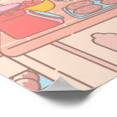 Anime Tom, Jerry und Tuffy Bakery Poster (Ecke)