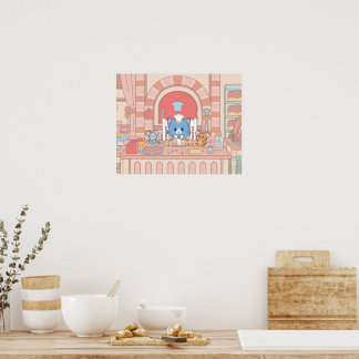 Anime Tom, Jerry und Tuffy Bakery Poster