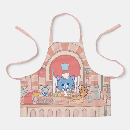 Anime Tom, Jerry und Tuffy Bakery Schürze (Vorderseite)