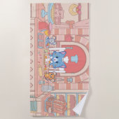Anime Tom, Jerry und Tuffy Bakery Strandtuch (Vorderseite)
