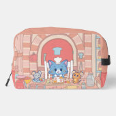 Anime Tom, Jerry und Tuffy Bakery Waschbeutel (Rückseite)