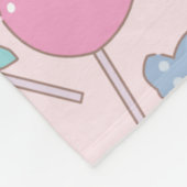 Anime Tom, Jerry und Tuffy Candyland Pattern Fleecedecke (Ecke)