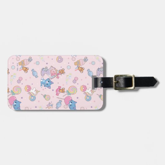 Anime Tom, Jerry und Tuffy Candyland Pattern Gepäckanhänger (Vorderseite horizontal)