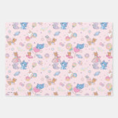 Anime Tom, Jerry und Tuffy Candyland Pattern Geschenkpapier Set (Vorderseite)