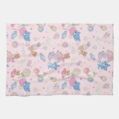 Anime Tom, Jerry und Tuffy Candyland Pattern Geschirrtuch (Horizontal)