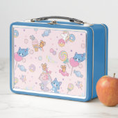 Anime Tom, Jerry und Tuffy Candyland Pattern Metall Brotdose (Beispiel)