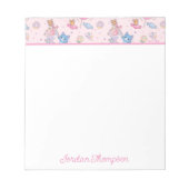 Anime Tom, Jerry und Tuffy Candyland Pattern Notizblock (Vorderseite)