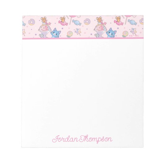 Anime Tom, Jerry und Tuffy Candyland Pattern Notizblock (Vorderseite)