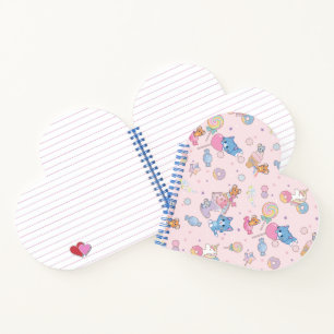 Anime Tom, Jerry und Tuffy Candyland Pattern Notizblock