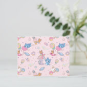 Anime Tom, Jerry und Tuffy Candyland Pattern Postkarte (Stehend Vorderseite)