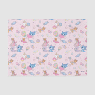 Anime Tom, Jerry und Tuffy Candyland Pattern Seidenpapier
