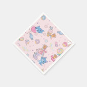 Anime Tom, Jerry und Tuffy Candyland Pattern Serviette (Ecke)