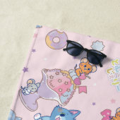 Anime Tom, Jerry und Tuffy Candyland Pattern Strandtuch (Beispiel)