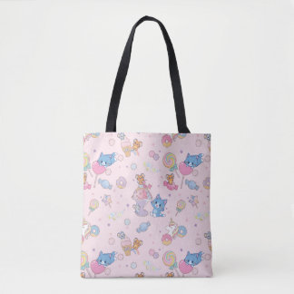 Anime Tom, Jerry und Tuffy Candyland Pattern Tasche