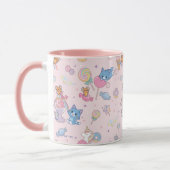 Anime Tom, Jerry und Tuffy Candyland Pattern Tasse (Links)