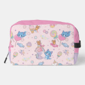 Anime Tom, Jerry und Tuffy Candyland Pattern Waschbeutel (Rückseite)