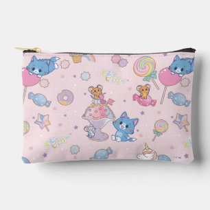 Anime Tom, Jerry und Tuffy Candyland Pattern Zubehörtasche