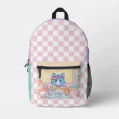 Anime Tom, Jerry und Tuffy Dessert Parlor Bedruckter Rucksack (Vorderseite)
