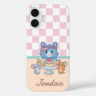 Anime Tom, Jerry und Tuffy Dessert Parlor iPhone 16 Hülle