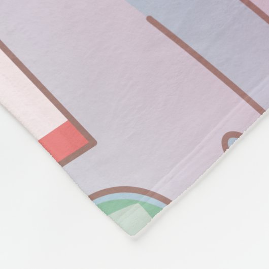 Anime Tom, Jerry und Tuffy Dessert Parlor Fleecedecke (Ecke)