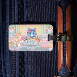 Anime Tom, Jerry und Tuffy Dessert Parlor Gepäckanhänger
