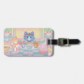 Anime Tom, Jerry und Tuffy Dessert Parlor Gepäckanhänger (Vorderseite horizontal)