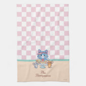 Anime Tom, Jerry und Tuffy Dessert Parlor Geschirrtuch (Vertikal)