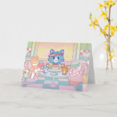 Anime Tom, Jerry und Tuffy Dessert Parlor Karte (Gelbe Blume)