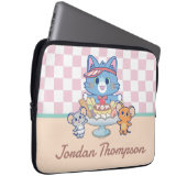 Anime Tom, Jerry und Tuffy Dessert Parlor Laptopschutzhülle (Vorne Rechts)