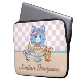 Anime Tom, Jerry und Tuffy Dessert Parlor Laptopschutzhülle (Vorderseite Links)