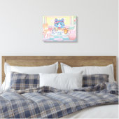 Anime Tom, Jerry und Tuffy Dessert Parlor Leinwanddruck (Insitu (Schlafzimmer))