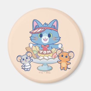 Anime Tom, Jerry und Tuffy Dessert Parlor Magnet