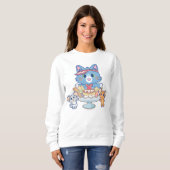 Anime Tom, Jerry und Tuffy Dessert Parlor Sweatshirt (Vorne ganz)