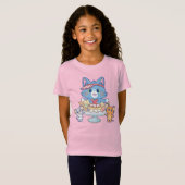 Anime Tom, Jerry und Tuffy Dessert Parlor T-Shirt (Vorne ganz)